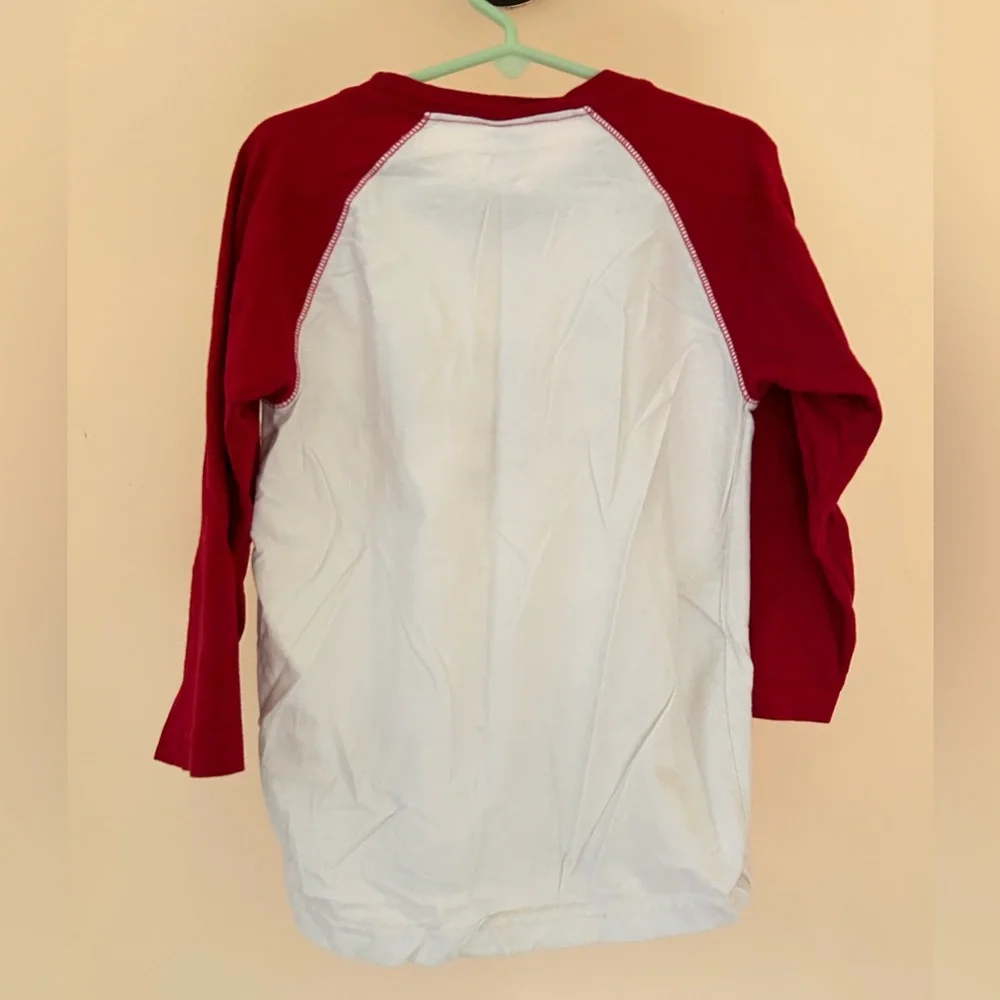 Gymboree Mom Heart Tattoo Graphic Long Sleeve Raglan Tee | Boy Size 4T